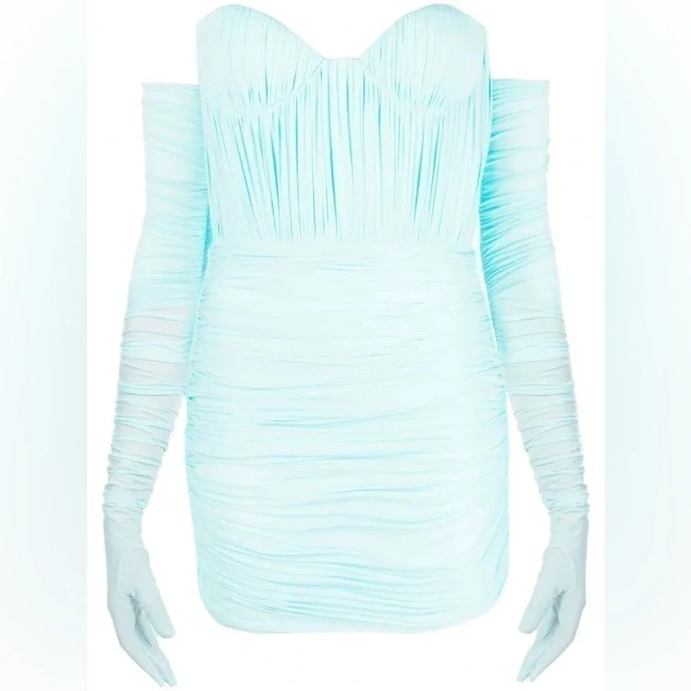 Alex Perry Paige Mini Dress White AU8 - Picture 2 of 10